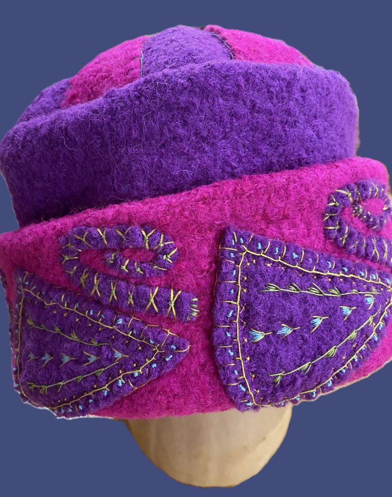 Purple Hat by Elaine Armstrong